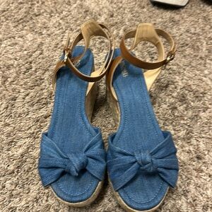 Michael Kors Denim style wedges